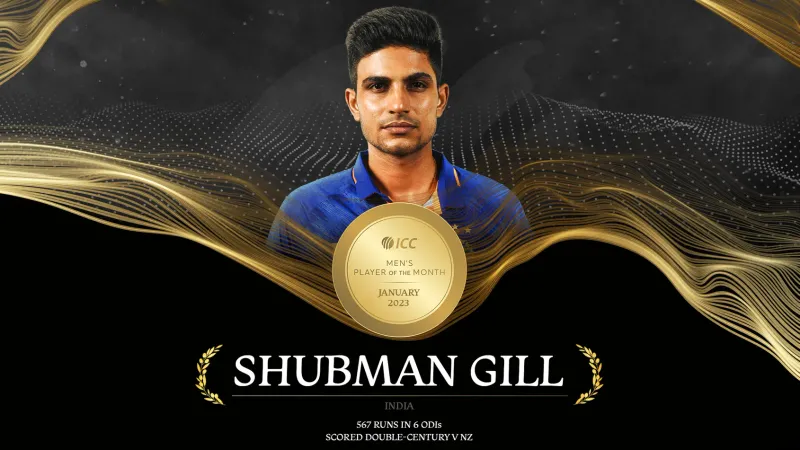 ICC Mens and Womens Player of the Month awards, January 2023